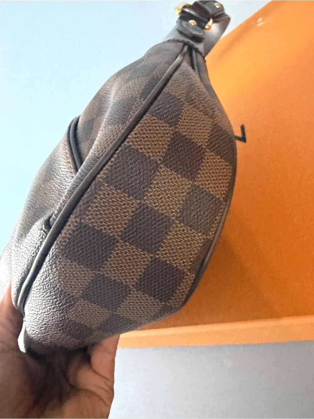 Louis Vuitton Brown Damier Ebene GM Thames Shoulder Bag